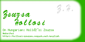 zsuzsa hollosi business card